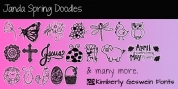 Janda Spring Doodles font download