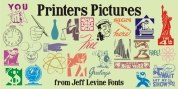 Printers Pictures JNL font download