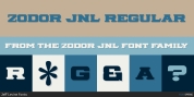 Zodor JNL font download