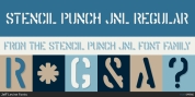 Stencil Punch JNL font download