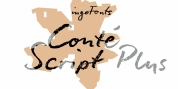 Conté Script Plus font download