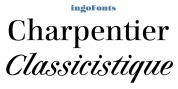 Charpentier Classicistique Pro font download
