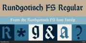 Rundgotisch FS font download