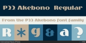 P22 Akebono font download