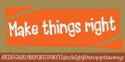 Make things right font download