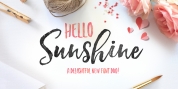 Hello Sunshine font download