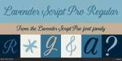 Lavender Script Pro font download