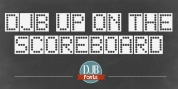 DJB Up On The Scoreboard font download