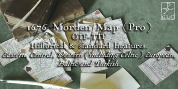 1676 Morden Map font download