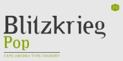 CA BlitzkriegPop font download
