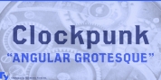 Clockpunk font download