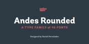 Andes Rounded font download