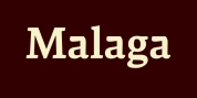 Malaga font download