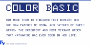 Color Basic font download