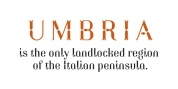 Umbria font download