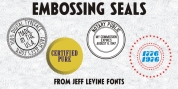 Embossing Seals JNL font download