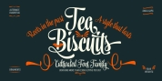 Tea Biscuit font download