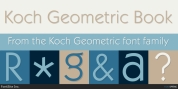 Koch Geometric font download