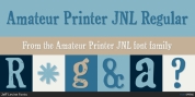 Amateur Printer JNL font download