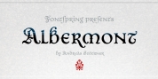 Albermont font download