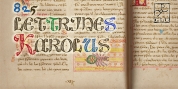 825 Lettrines Karolus font download
