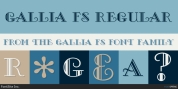 Gallia FS font download