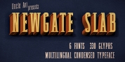 Newgate Slab font download