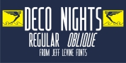 Deco Nights JNL font download