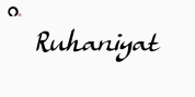 Ruhaniyat font download