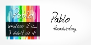 Pablo Handwriting font download