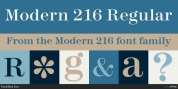 Modern 216 font download