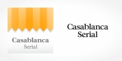 Casablanca Serial font download