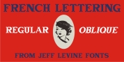 French Lettering JNL font download