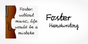 Foster Handwriting font download