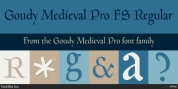 Goudy Medieval Pro font download