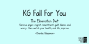 KG Fall For You font download