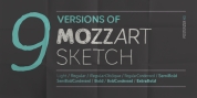 Mozzart Sketch font download