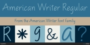 American Writer font download