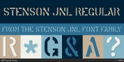 Stenson JNL font download