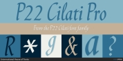 P22 Cilati font download