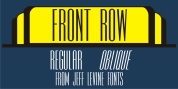 Front Row JNL font download