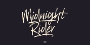 Midnight Rider font download