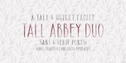 Tall Abbey font download