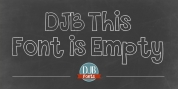 DJB This Font Is Empty font download