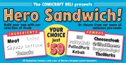 Hero Sandwich font download