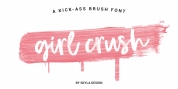Girl Crush font download