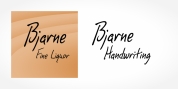 Bjarne Handwriting font download