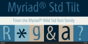 Myriad Wild Std font download