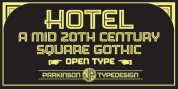 Hotel font download