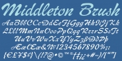 Middleton Brush font download